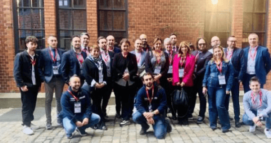 Foto di gruppo delle startup campane a SMAU Berlino