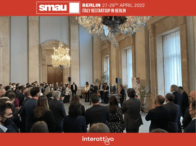 Cerimonia ufficiale di SMAU Berlino 2022 — Italy Restartsup in Berlin