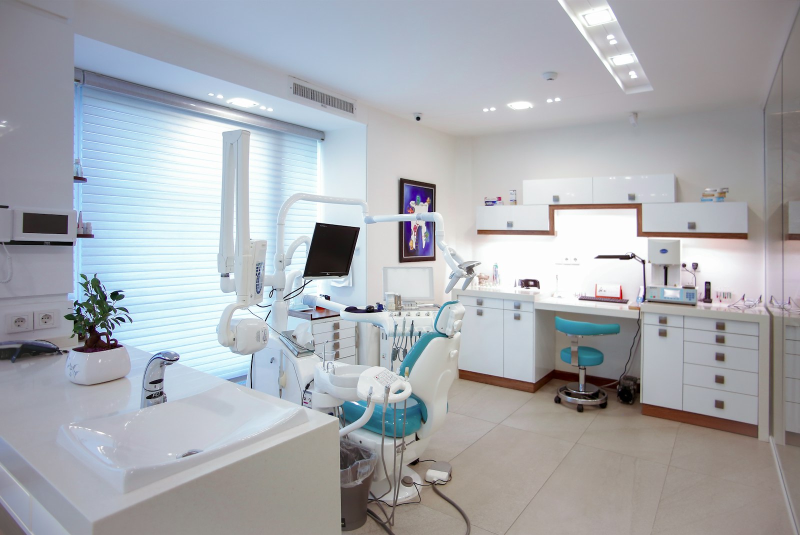 Medical center reception